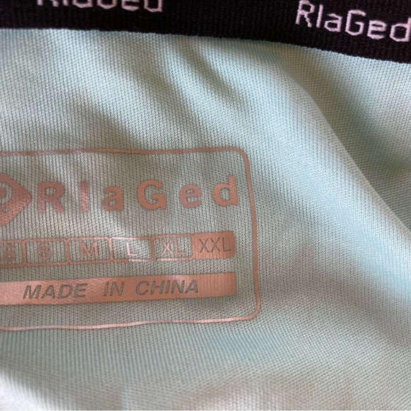 Aqua Long Sleeve Women's Top - Picture 6 of 6